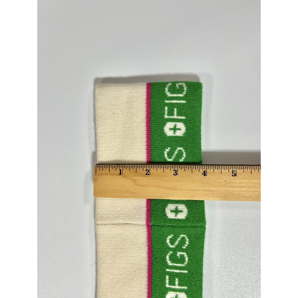 Figs Wool Color Block White Green Pink Headband Unisex NWT - Picture 9 of 9